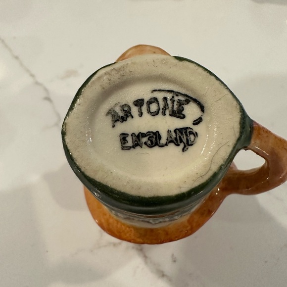 VTG Artone & Beswick England Toby Porcelain Shot Glass  Figurine Lot 16 Mini - Picture 7 of 14